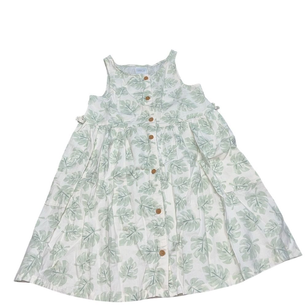 Little Co. by Lauren Conrad girls Leaf Pattern Dress
